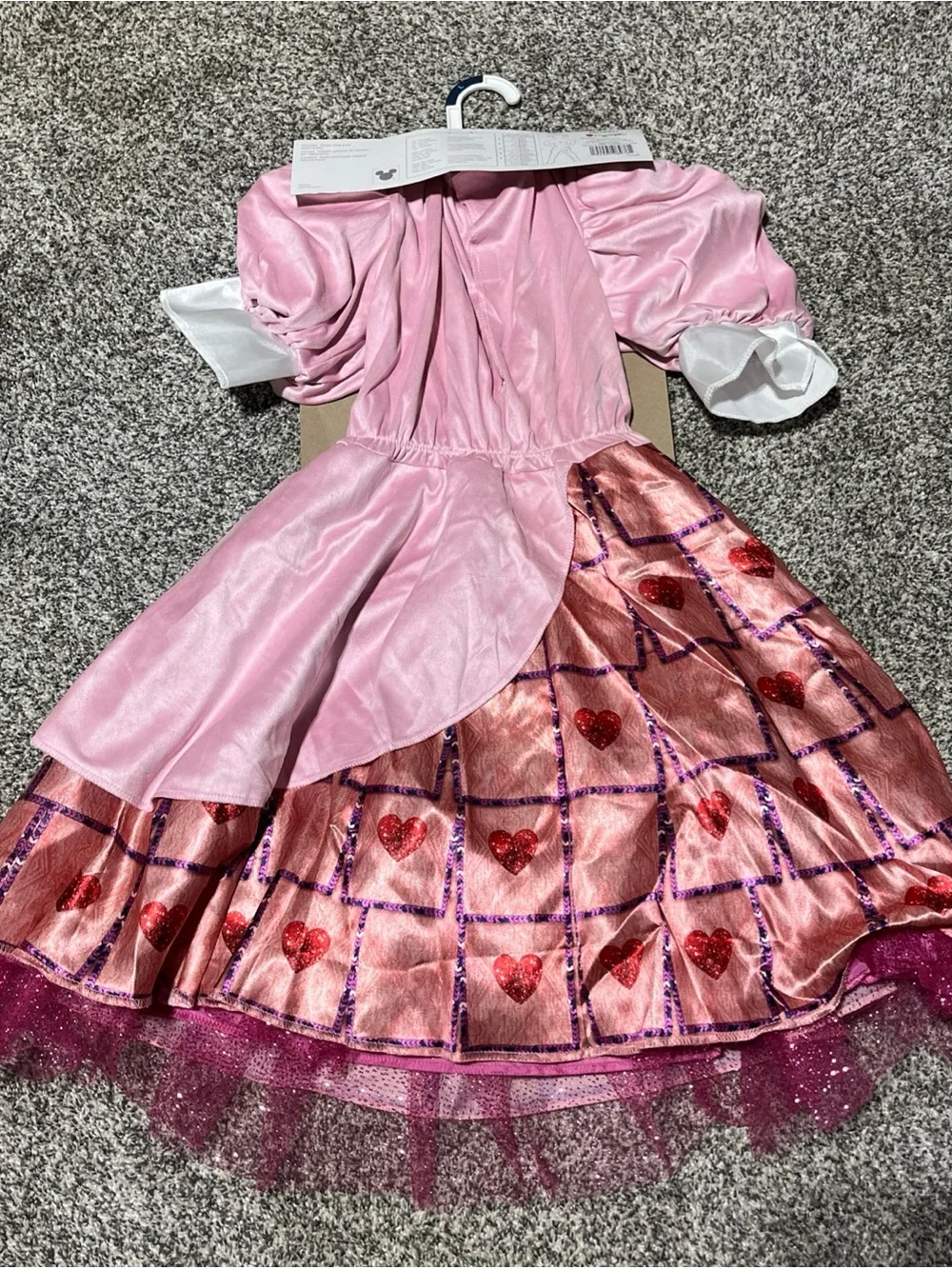 Disney Descendants: The Rise of Red Bridget Deluxe Kids' Hearts Costume L 10/12